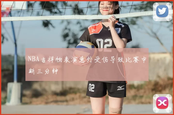 NBA吉祥物表演意外受伤导致比赛中断三分钟